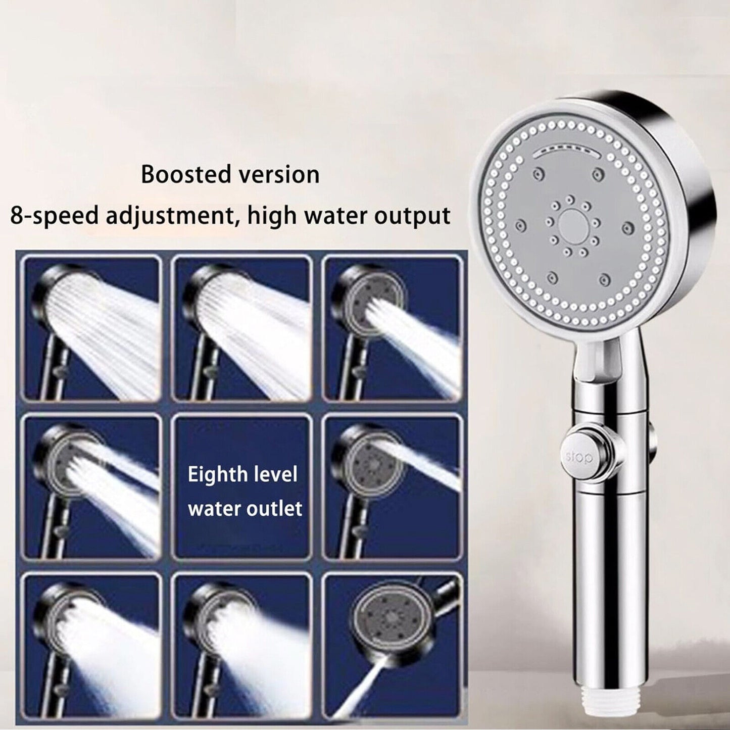 Shower Head Stop Function Hand Shower Shower Shower Water Saving With Hose